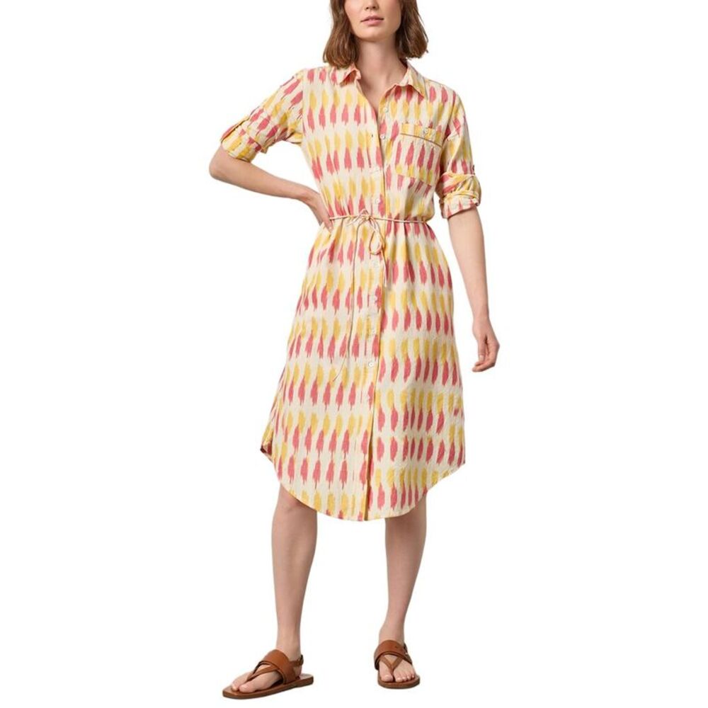 Lilla P Womens Ikat Shirt Dress
